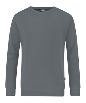 JAKO Organic Sweatshirt Grau F840 - grau