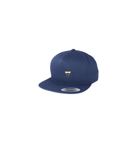 Merch 5 Panel Classic Snapback Cap Navy Green | logo4c