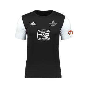 adidas Estro 19 Trikot kurzarm Schwarz Weiss