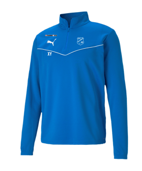 PUMA teamRISE HalfZip Sweatshirt Blau F02