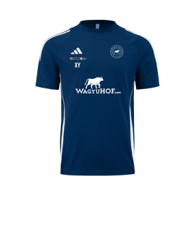 adidas Tiro 24 T-Shirt Blau Weiss