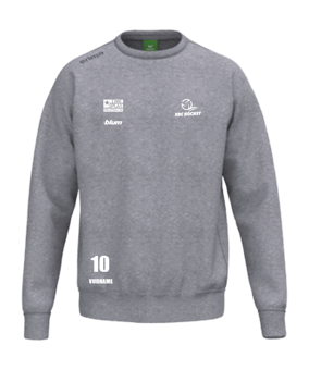 Erima Sweatshirt Grau Fgraumelange
