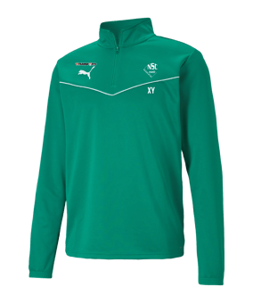 PUMA teamRISE HalfZip Sweatshirt Grün F05