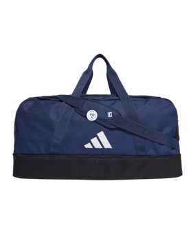 adidas Tiro League Duffel Bag Gr. L Blau Weiss