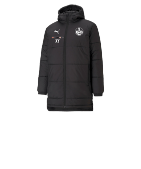 PUMA Bench Jacke Kids Schwarz Weiss F03