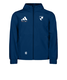 adidas Entrada 26 Regenjacke Dunkelblau
