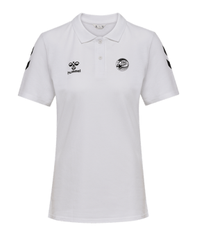 Hummel Go 2.0 Chevron Polo Damen Weiß F9001
