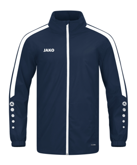 JAKO Power Allwetterjacke Kids Blau Weiss F900 - blau