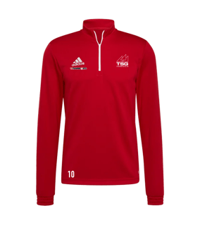 adidas Entrada 22 HalfZip Sweatshirt Rot