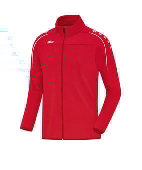 JAKO Classico Trainingsjacke Rot Weiss F01 - rot