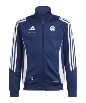 adidas Tiro 24 Trainingsjacke Kids Blau Weiss