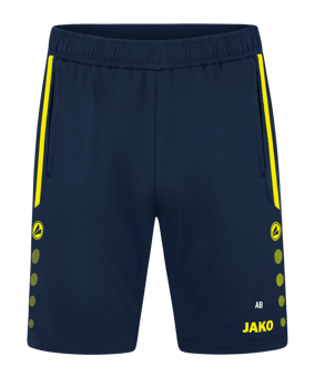 JAKO Allround Trainingsshort Kids Blau Gelb F904