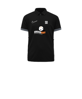 Nike Academy 25 Polo Kids Schwarz F010