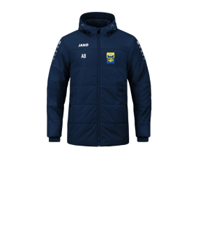 JAKO Team Coach Kapuzenjacke Kids Blau F900