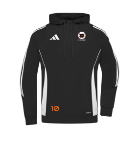 adidas Tiro 24 Hoody Schwarz Weiss 