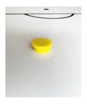 Cawila PRO Rundmagnet 10er Set 20mm Gelb - gelb