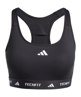 adidas Sport-BH Damen Schwarz - schwarz
