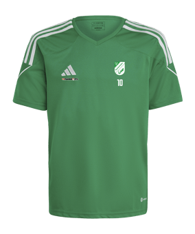 adidas Tiro 23 Trikot Kids Dunkelgrün Weiss