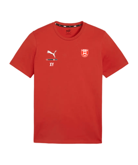 PUMA teamGOAL Casuals T-Shirt Rot F01