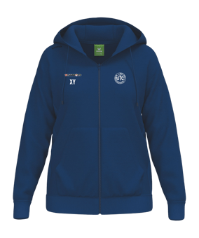 Erima TS Kapuzenjacke Damen Blau