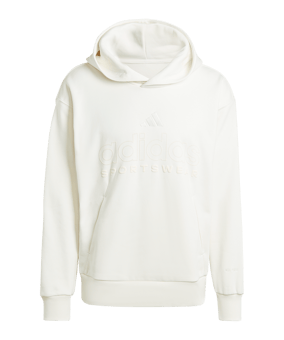 adidas All SZN Fleece Graphic Hoody Weiß - weiss