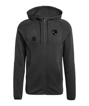 adidas Tiro Travel Hoody Schwarz