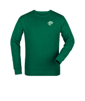 Merch Roller Sweatshirt Bottle Green | #familienverein