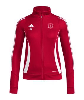 adidas Tiro 24 Trainingsjacke Damen Rot Weiss