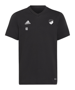 adidas Entrada 22 T-Shirt Kids Schwarz