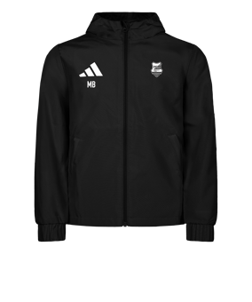 adidas Entrada 26 Regenjacke Schwarz