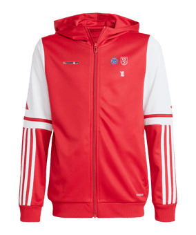 adidas Squadra 25 Kapuzenjacke Kids Rot