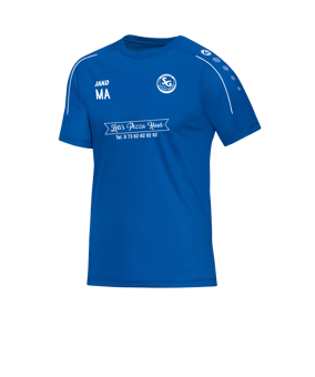JAKO Classico T-Shirt Blau Weiss F04