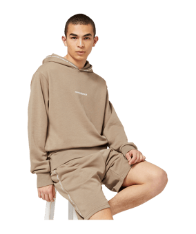 New Balance Essentials Fleece Hoody FMS - braun