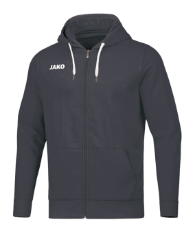 JAKO Base Kapuzenjacke Kids Grau F21 - grau