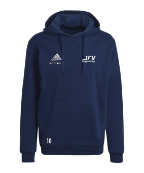 adidas Entrada 22 Hoody Blau
