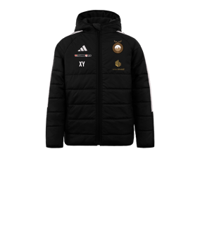 adidas Tiro 24 Winterjacke Kids Schwarz Weiss 
