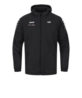 JAKO Team 2.0 Allwetterjacke Schwarz F800