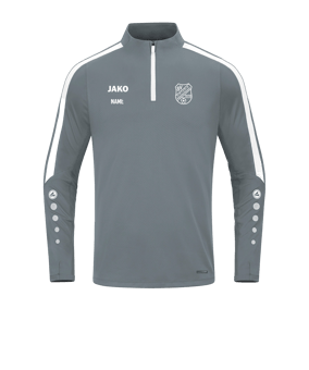 JAKO Power Sweatshirt Grau Weiss F840