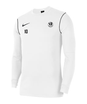 Nike Park 20 Sweatshirt Weiss Schwarz F100