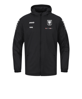 JAKO Team 2.0 Allwetterjacke Schwarz F800