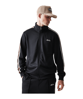 New Era Ne Script Track Jacke Schwarz - schwarz