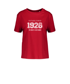 Merch Muser T-Shirt Women Red | #established