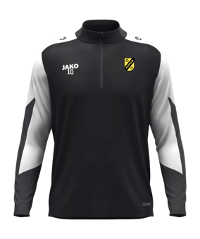 JAKO Dynamic Zip Top Sweatshirt Schwarz F826