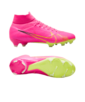 Nike Air Zoom Mercurial Superfly IX Pro FG Luminous Pink Gelb F605 - rosa