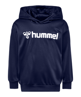 Hummel Logo Hoody Kids Blau F7026 - blau