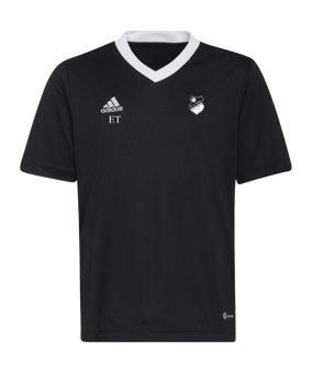adidas Entrada 22 Trikot Kids Schwarz Weiss