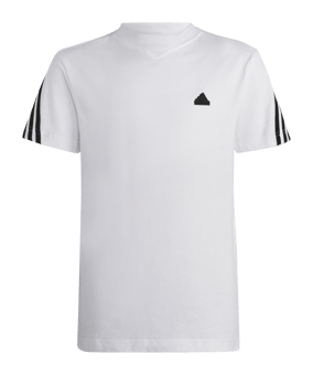 adidas 3S T-Shirt Weiss Schwarz - weiss
