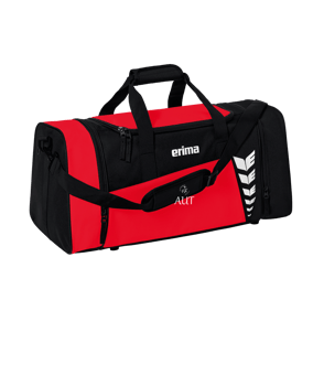 Erima Six Wings Sporttasche Gr. M Rot Schwarz
