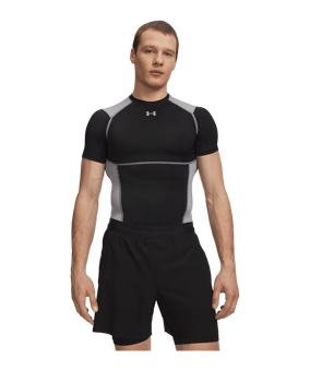Under Armour HG Elite Comp T-Shirt Schwarz F008 - schwarz