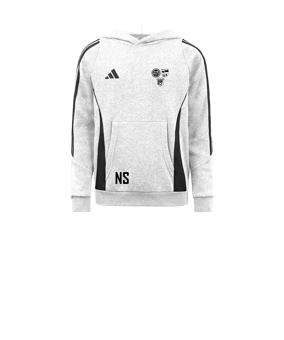 adidas Tiro 24 Hoody Weiss Schwarz